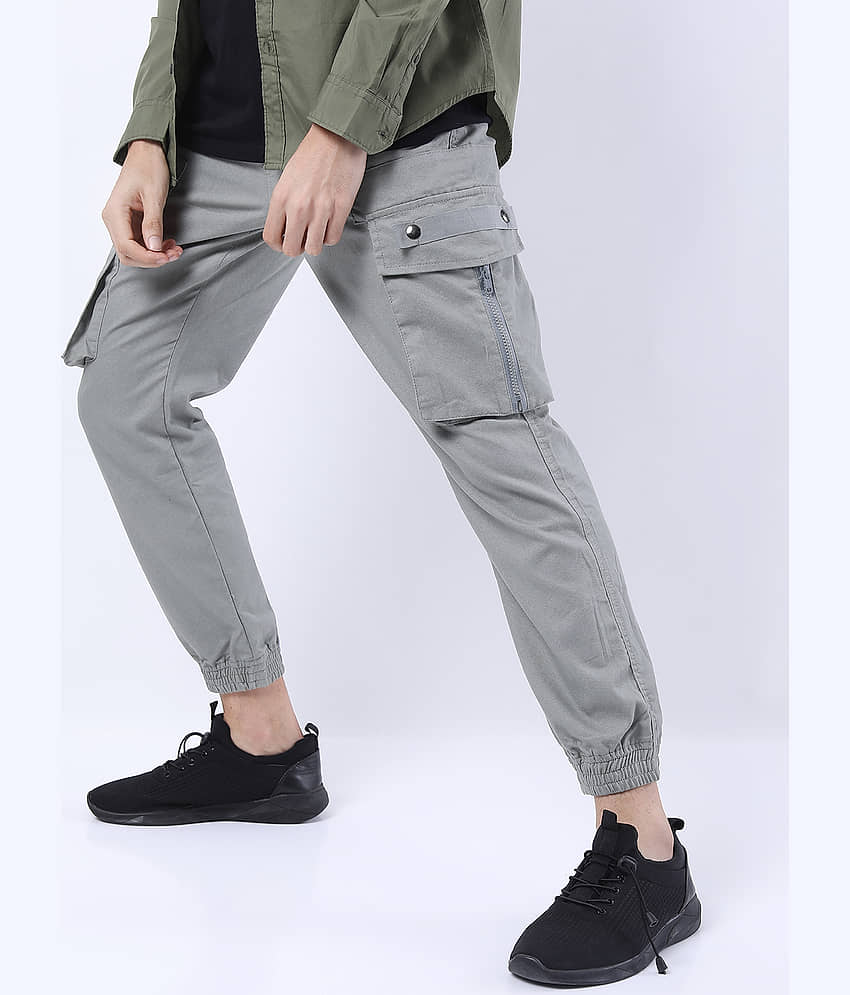 Highlander Slim Men's Joggers - Grey ( Pack of 1 )
