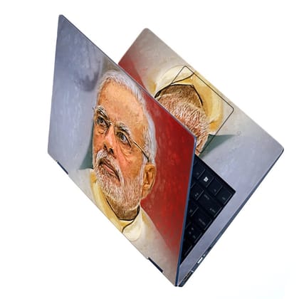 Full Body Narendra Modi Laptop Skin Stickers Decal Cover for All Models (Size 15.6 inch) ANM-166