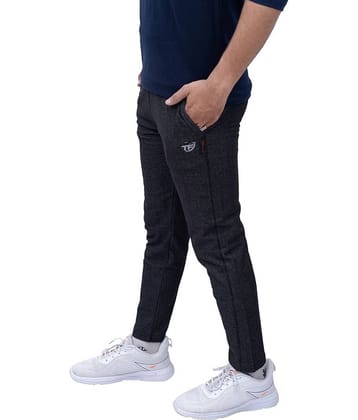 TF Dark Grey Cotton Blend Men's Sports Trackpants ( Pack of 1 )