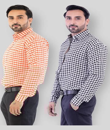 DESHBANDHU DBK - Multicolor Cotton Regular Fit Men's Casual Shirt (Pack of 2 )