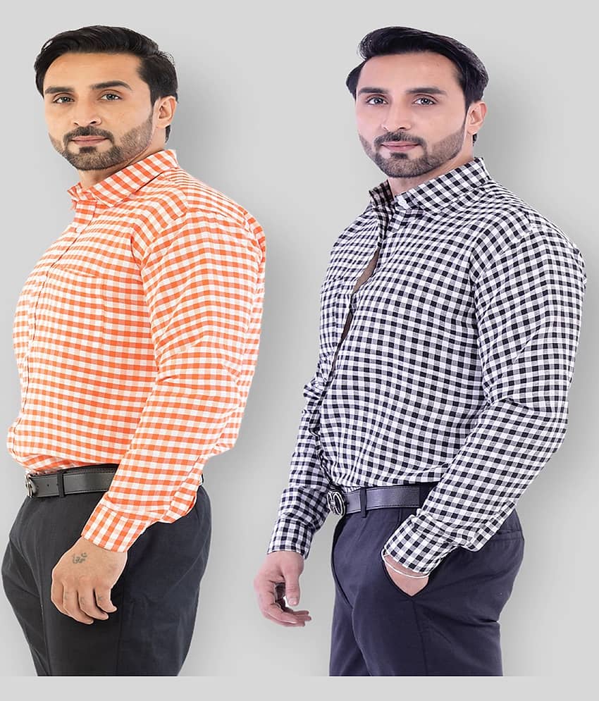 DESHBANDHU DBK - Multicolor Cotton Regular Fit Men's Casual Shirt (Pack of 2 )