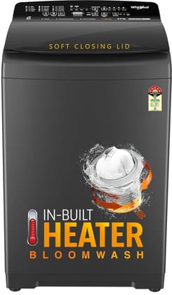 Whirlpool 9 Kg 5 Star BloomWash Royal Plus Fully Automatic Top Load Washing Machine (BW ROYAL PLUS H 9 KG GREY 10YMW with In-Built Heater) Whirlpool 9 Kg 5 Star BloomWash Royal Plus Fully Automatic Top Load Washing Machine (BW ROYAL PLUS H 9 KG GREY 10YM