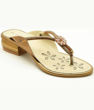 IndiForce Gold Women's Flats