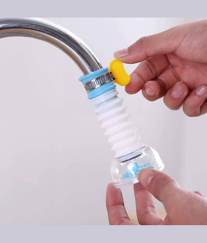 Kitchen tap extension (Pack of 1) with Tightening Clamp Assorted Colors