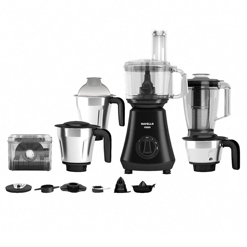 Havells Foodo 750W 5 Jar Food Processor Havells Foodo 750W 5 Jar Food Processor - Black