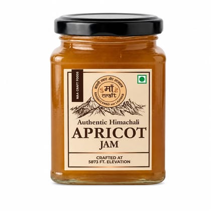 Maa Craft Apricot Jam | Himachali Apricot Preserve | Handmade Fruit Jam | Himalayan Crafted | Rich & Fruity | No Artificial Flavours | 300g Maa Craft Apricot Jam | Himachali Apricot Preserve | Handmade Fruit Jam | Himalayan Crafted | Rich & Fruity | No Artificial Flavours | 300g