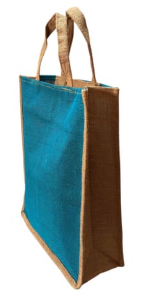 Maatru Jute Hand Bag-Blue