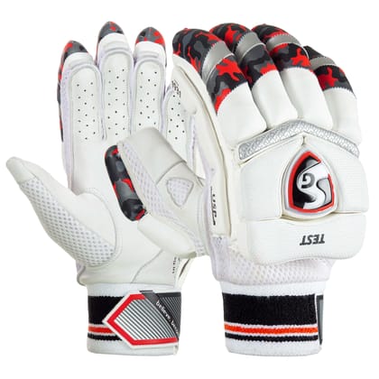 Sg Test Cricket Batting Gloves with Premium Quality Sheep Leather Palm (Size - YOUTH, Packing - 1 pair) by Total Sporting And Fitness Solutions Pvt Ltd Sg Test Cricket Batting Gloves with Premium Quality Sheep Leather Palm (Size - YOUTH, Packing - 1 pair) by Total Sporting And Fitness Solutions Pvt Ltd