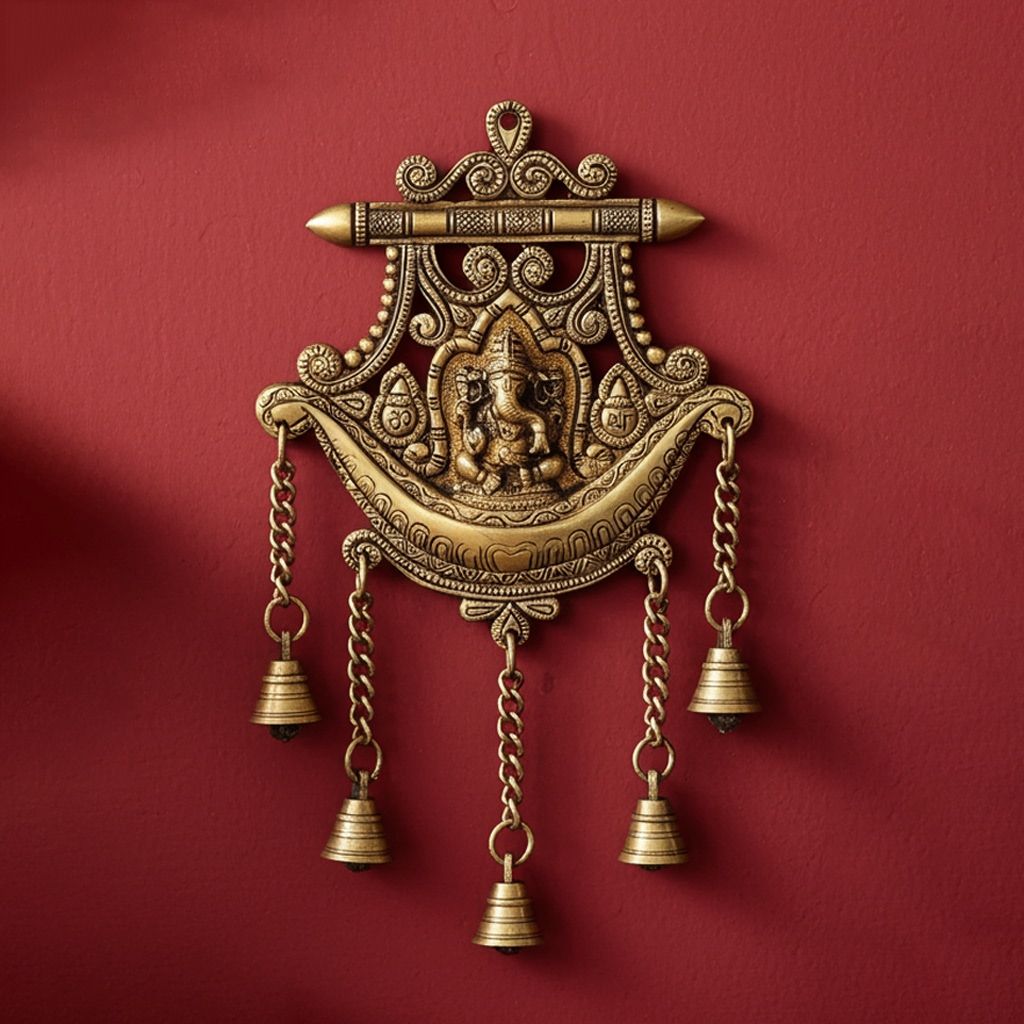 Brass Showpiece Ganesh Ji God Idol Statue (BSMAS1794 D)