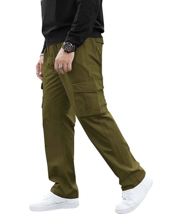 Reoutlook Regular Flat Men's Cargos - Green ( Pack of 1 )