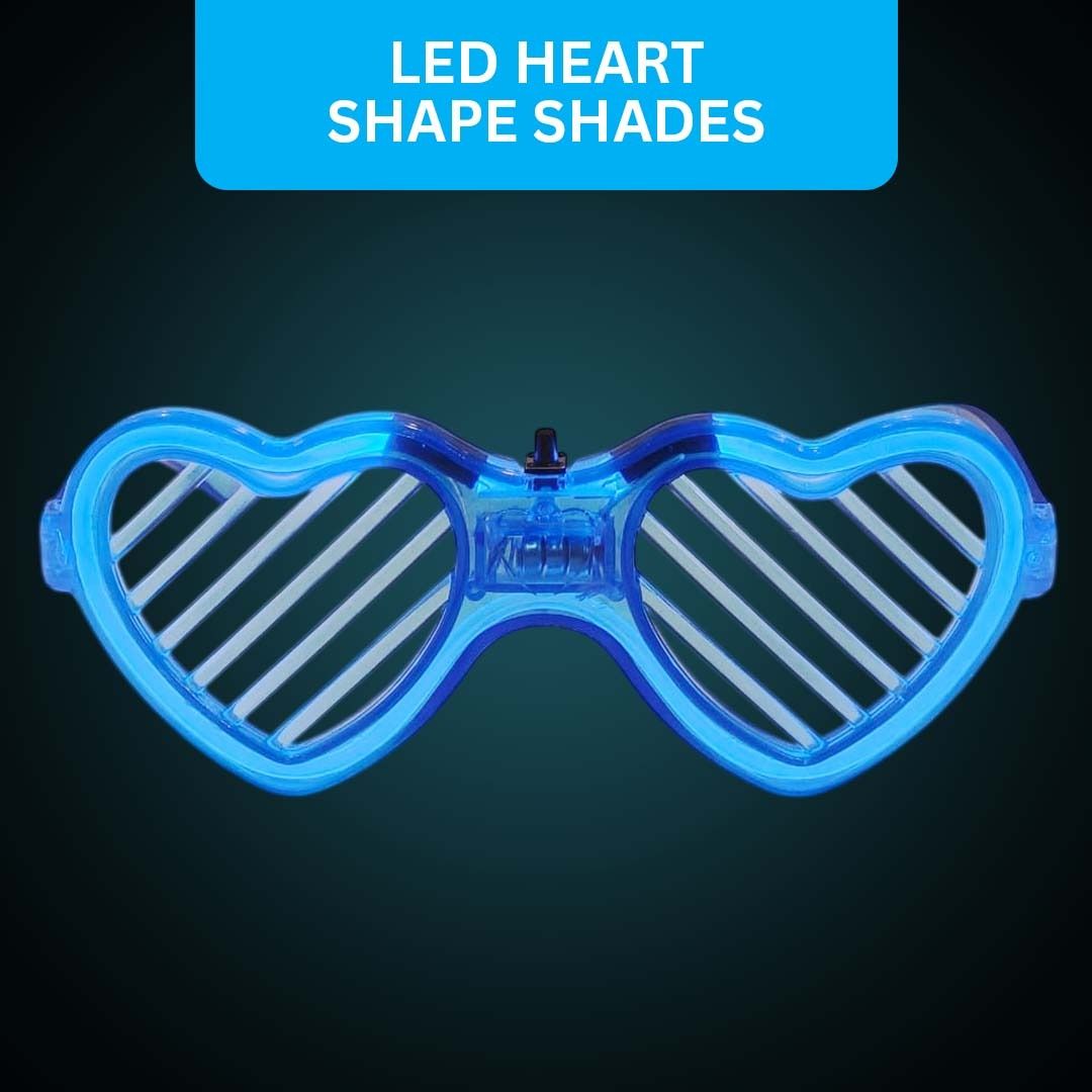 Led Heart Wired Shades Assorted Colour -1PC