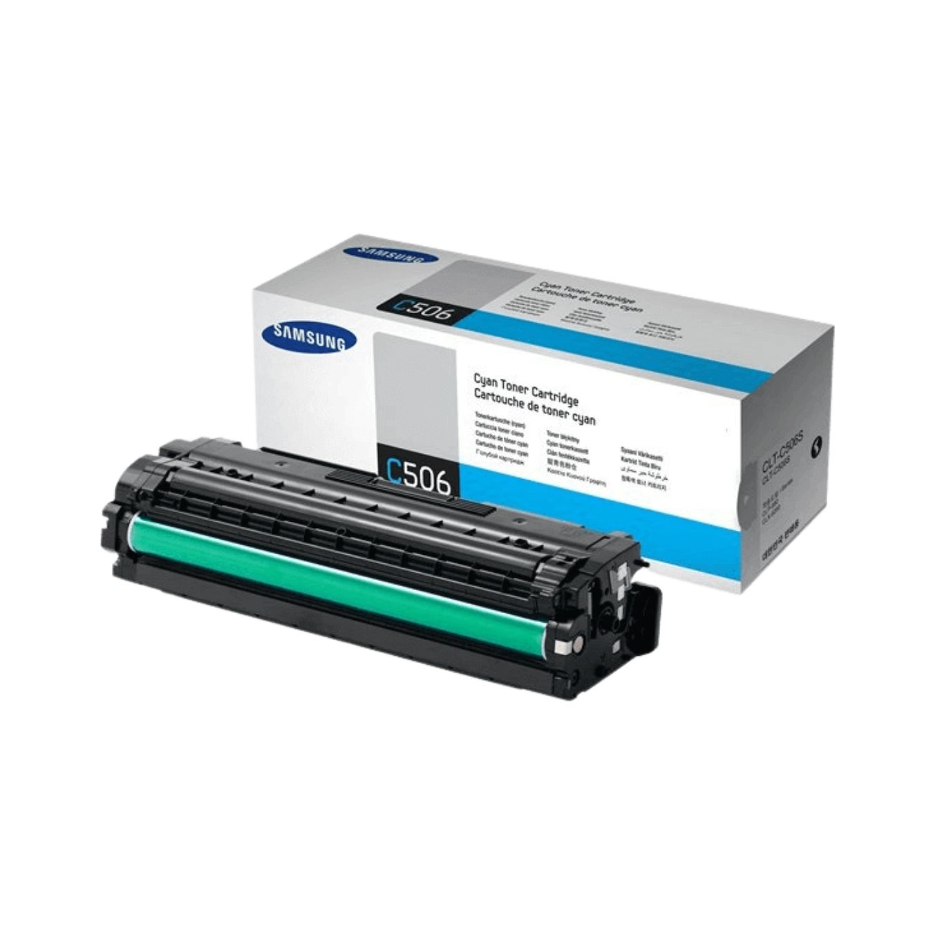 Samsung CLT-C506S Cyan Original Toner Cartridge (SU047A)