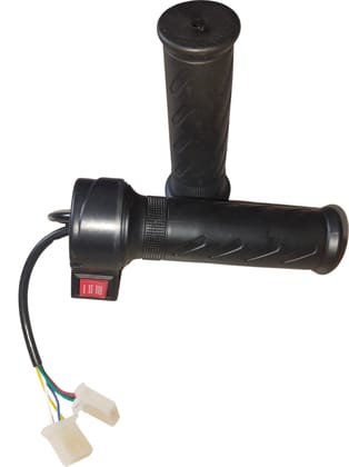 THROTTLE SET (  1/2/3 BUTTON  ) FOR E-BIKE , ELECTRIC SCOOTER & OTHER ELECTRIC VEHICLE. 36V / 48V / 60V / 72V