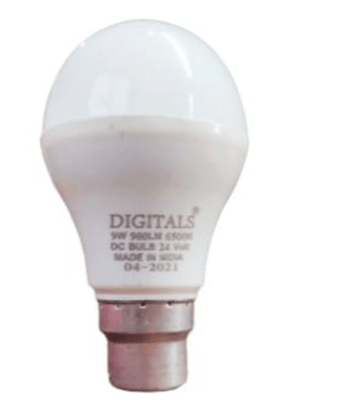 9 watt DC 12 & 24 volt solar LED bulb
