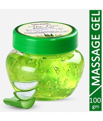 NutriGlow Aloe Vera Gel Great for Face, Hair, Acne, Sunburn, Bug Bites, Rashes, Glowing and Radiant Skin, 100gm
