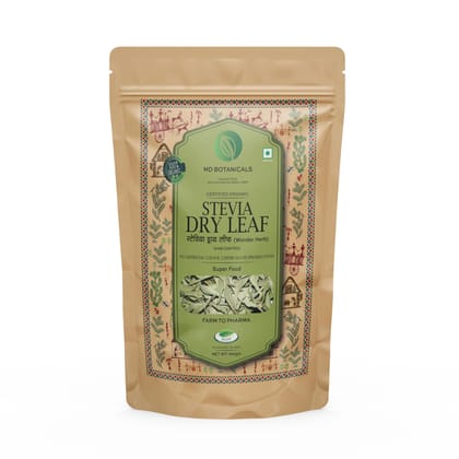 Stevia Dry Leaf, (100gm), Maa Danteshwari Herbal Farm's 100% Natural & Certified Organic Herbs