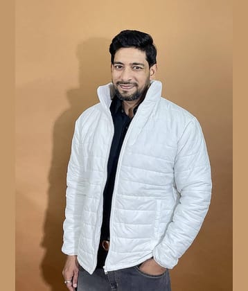 kotty Nylon Men's Casual Jacket - White ( Pack of 1 )