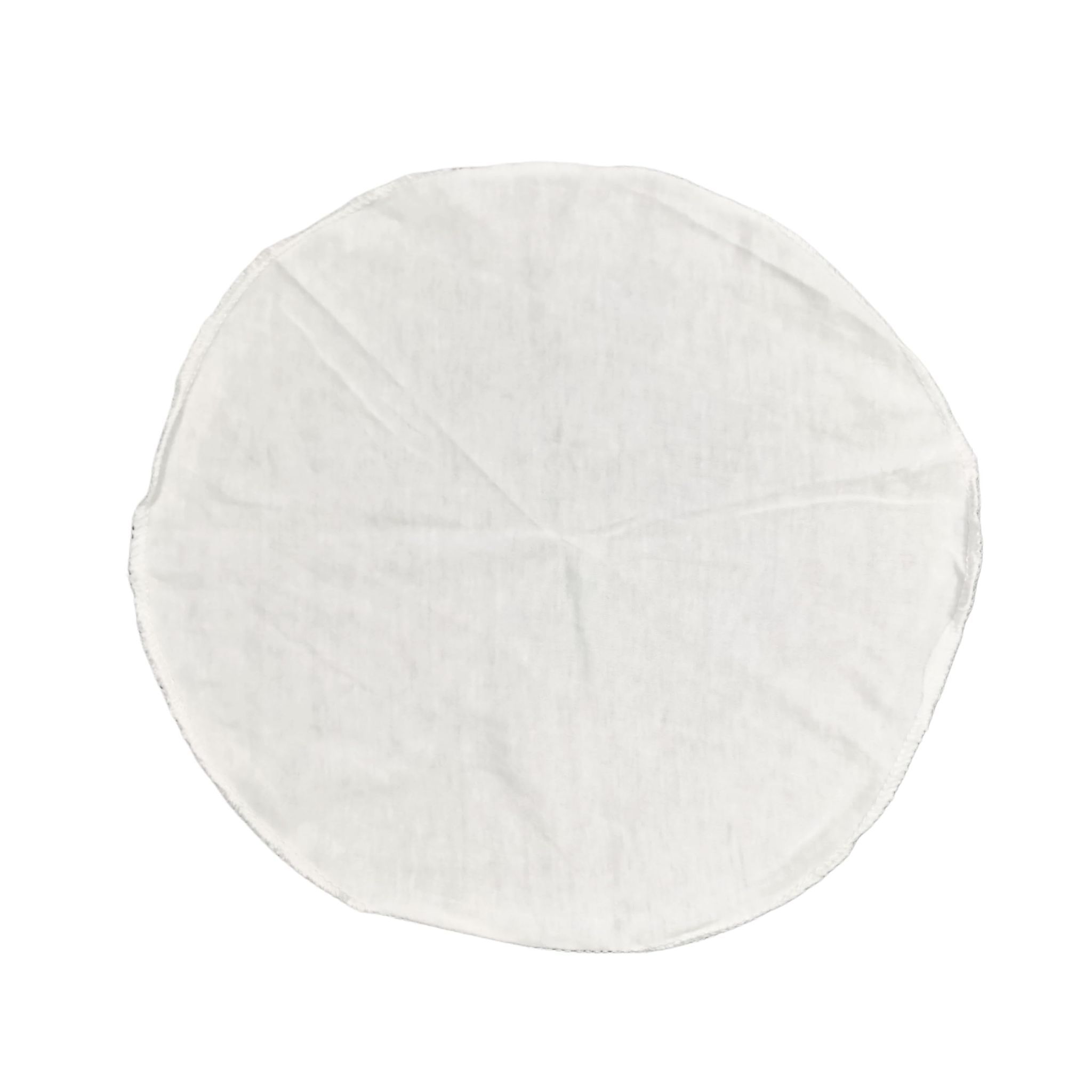Idly Thuni (2 Pieces) - Circular Shape - 30 cm Diameter - Unbleached Pure cotton - Idli Steaming Cloth - Suitable for 4/5/6/7 Pit Idli Plate - Stitched Overlapping Edges - Round Pieces