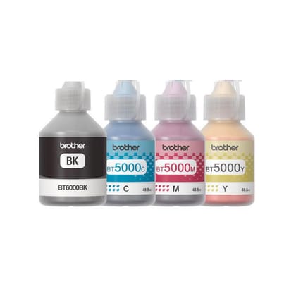 Brother D60, BT5000 set of 4 bottle (T820dw, T825dw, T810w, T910dw)