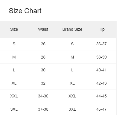 Size Guide