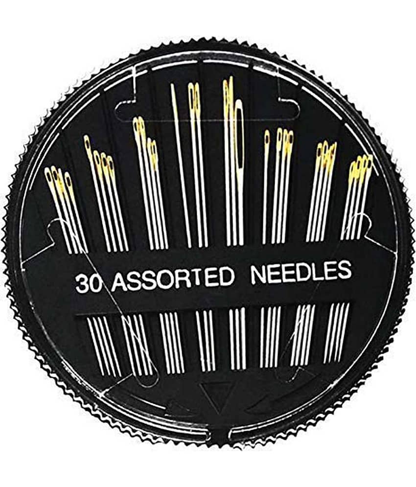Pindia 30 Pcs Premium 6 Sizes Hand Sewing Needles for Sewing Repair