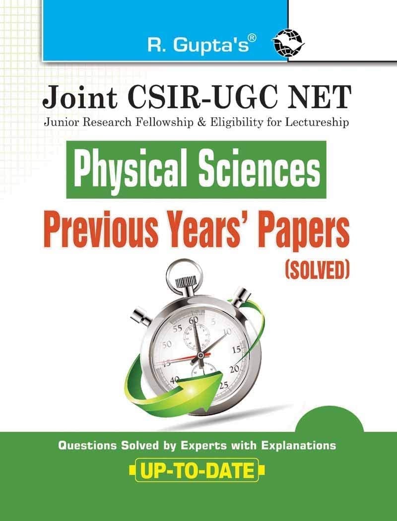 Joint CSIR-UGC NET: Physical Sciences - Previous Years' Papers (Solved) [Paperback] [Dec 02, 2025] RPH Editorial Board