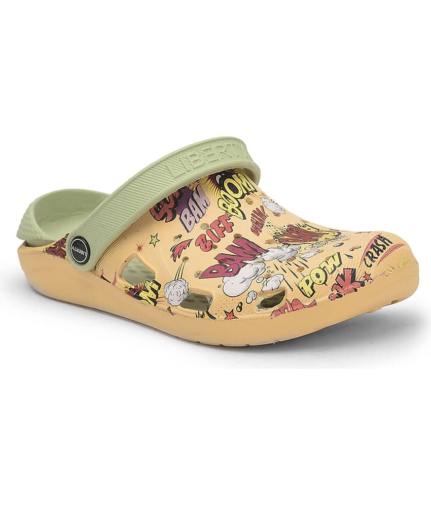 Liberty - Orange Boy's Clogs ( 1 Pair )