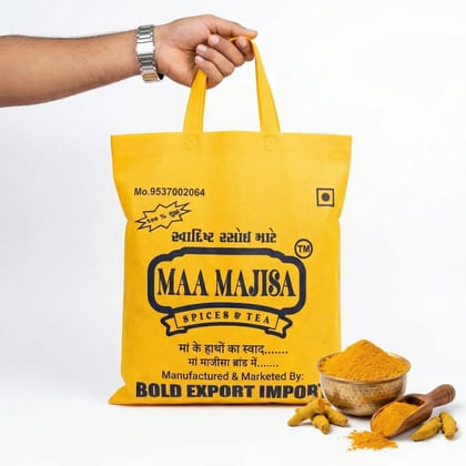 MAAMAJISA Pure & Natural Premium Turmeric Powder Haldi Powder - 5kg Bag