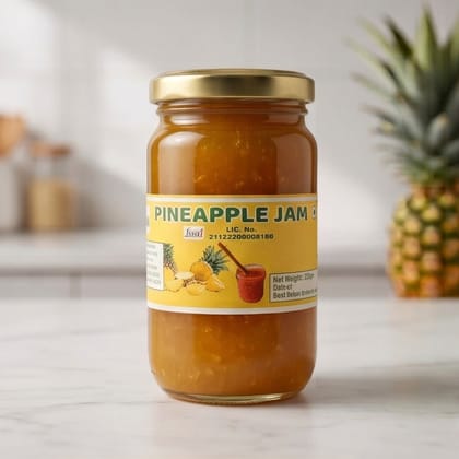 Pineapple Jam - 200 gm - One glass jar