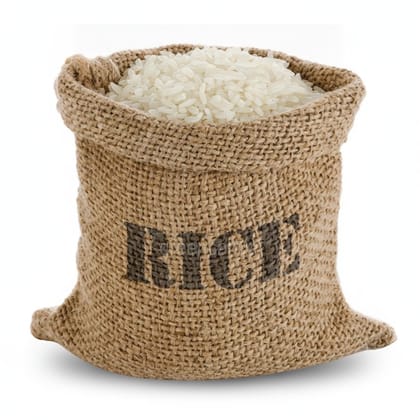 Premium White Rice in Jute Sack - 25 kg - One jute sack