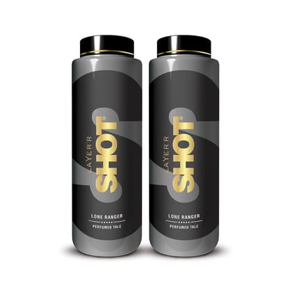 Layer'r Shot Lone Ranger Perfumed Talc 100g (Pack of 2)