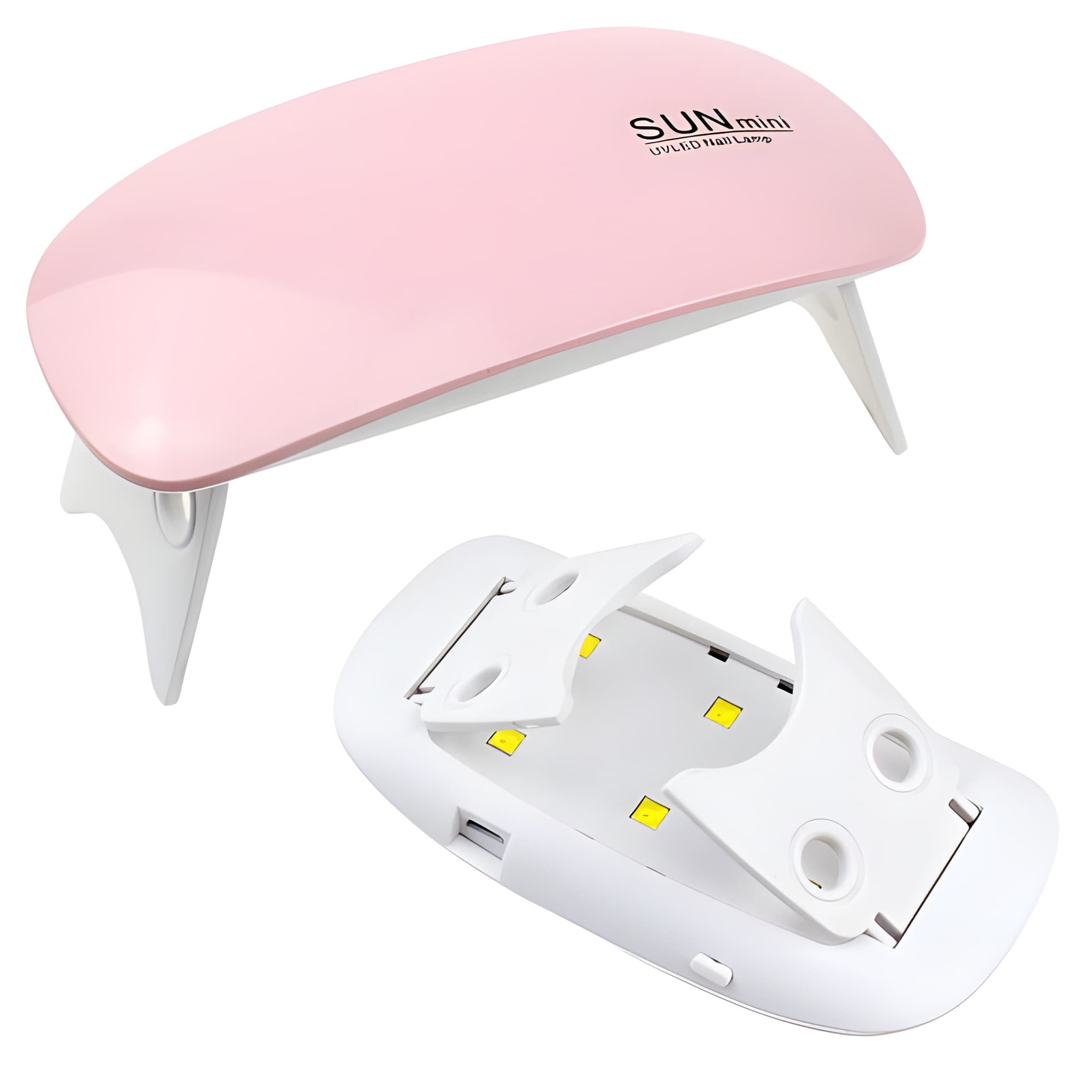 SUN Mini Portable UV LED Nail Lamp for Gel Polish Curing | Compact Travel-Friendly Nail Dryer for Hands & Feet | Quick Drying, Salon-Quality Results  (Original Quality)