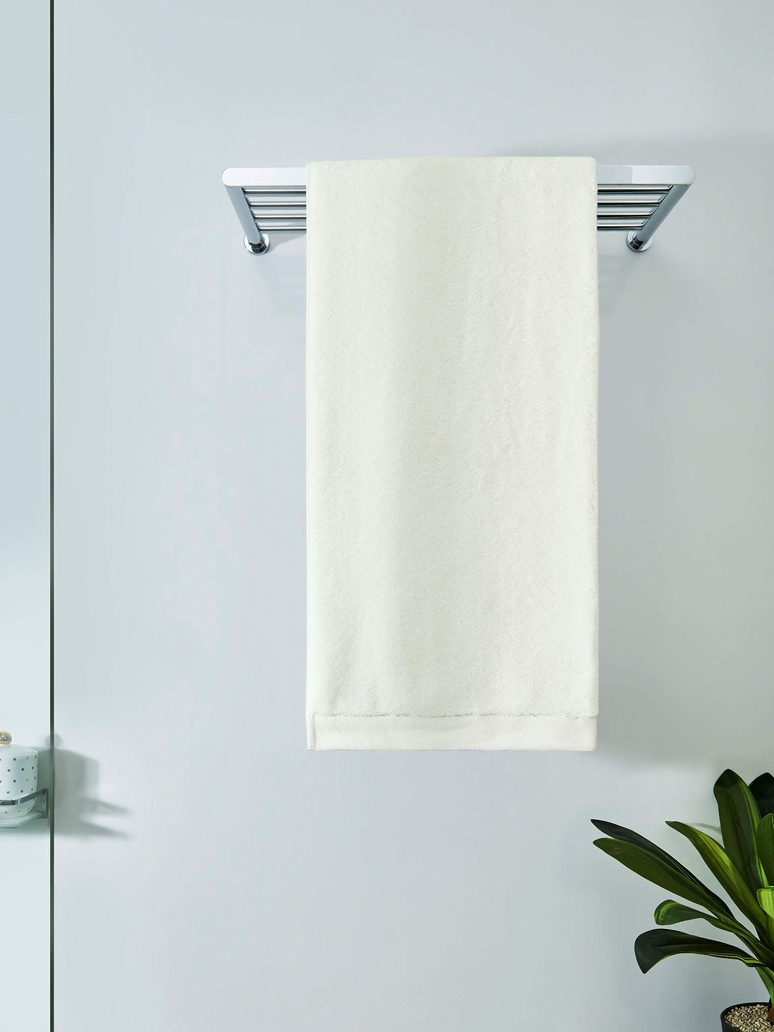 DDECOR - Midas Collection 100% Cotton Bomboo    Bath Towel |40 CM X 60 CM| - Beige