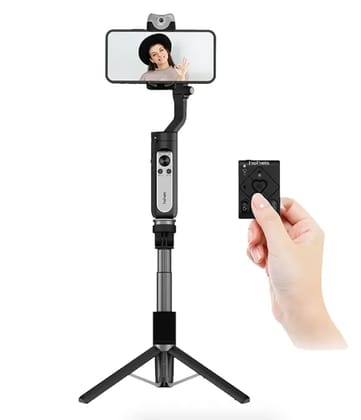 (Refurbished) Hohem RS01 - 3 in 1 Selfie Stick Extendable Stable Tripod with Remote Control (Refurbished) Hohem RS01 - 3 in 1 Selfie Stick Extendable Stable Tripod with Remote Control