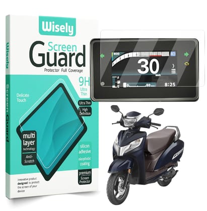 Wisely Premium Screen Guard for Honda Activa 125 (2025) | Activa 110 DLX Digital Meter Protector Scooter Instrument Cluster Touch Display, Anti Scratch, HD Clear Wisely Premium Screen Guard for Honda Activa 125 (2025) | Activa 110 DLX Digital Meter Prote