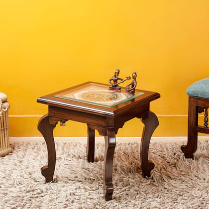 OoNA MUNICH AAC290103 Teakwood End Table OoNA MUNICH AAC290103 Teakwood End Table