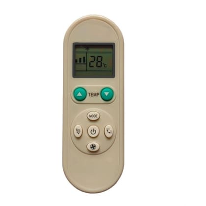 Generic AC Remote No.140 No Backlight Bluestar AC Remote Control (White)