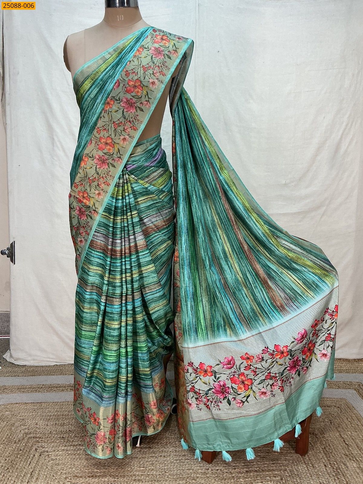 Fancy Crush Silk Saree