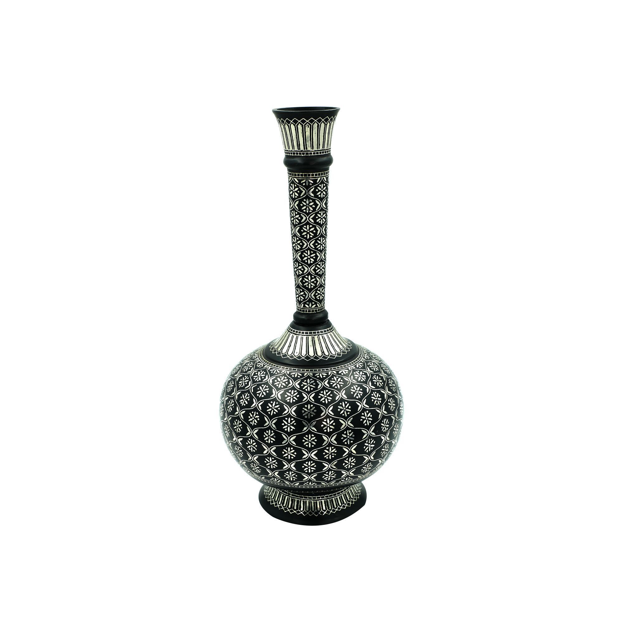 Bidri Suray Moghal Vase