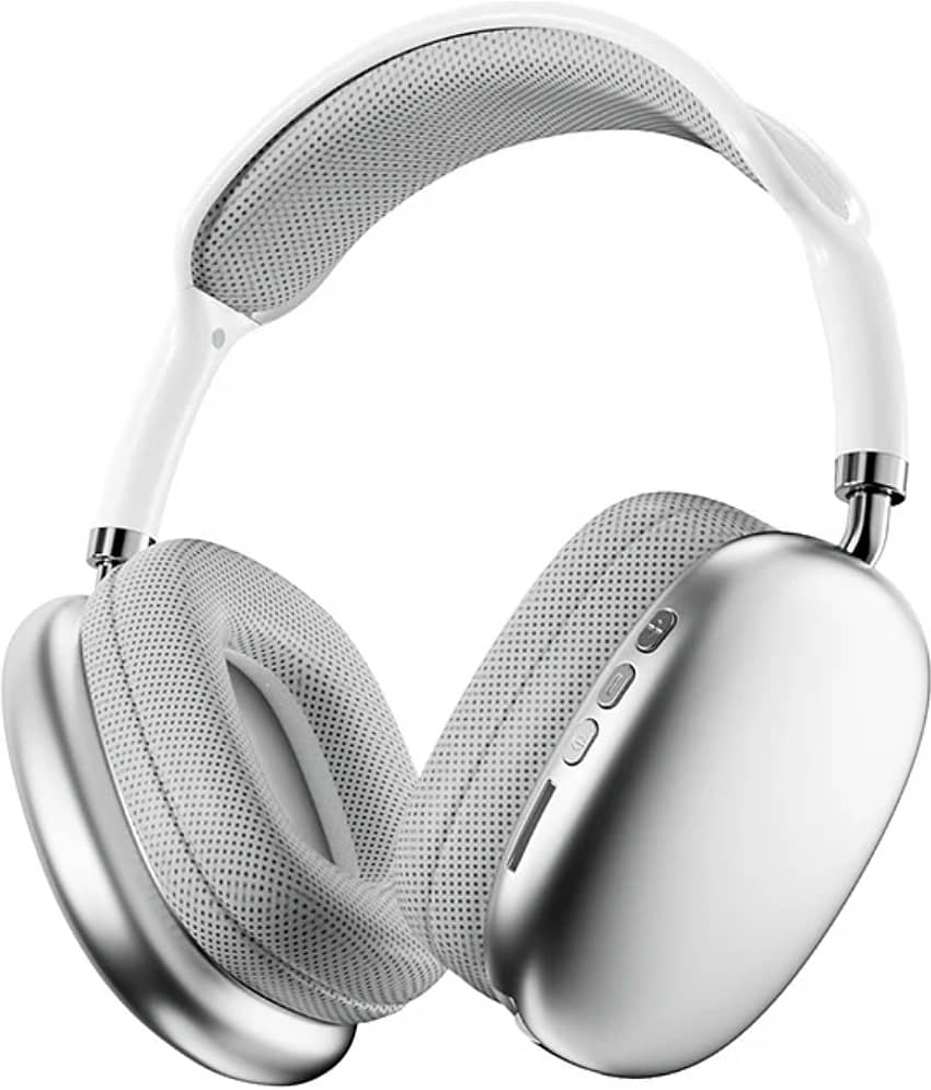 Neo P9 Bluetooth Bluetooth Headphone On Ear 2 Hours Playback Active Noise cancellation IPX4(Splash & Sweat Proof) White