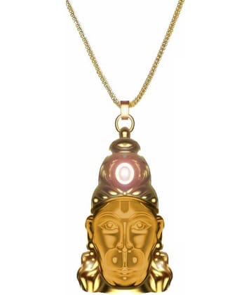 Shivansh Hanuman Chalisa Yantra with Gold Platted Chain