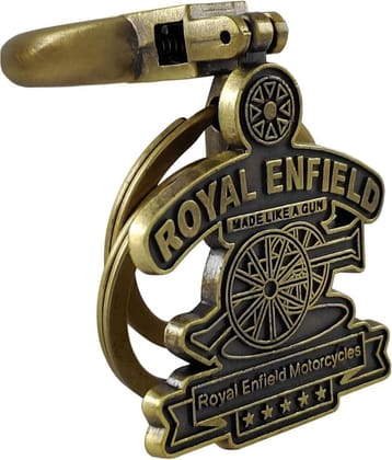 QitmirMKT High Quality Royal Enfield Bike Keychain Bronze Metal Bullet \ Bronze Key Chain ( Pack of 1 )
