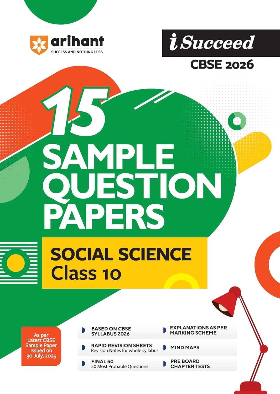 ARIHANT 15 SAMPLE QUESTION PAPER SOCIAL SCIENCE CLASS 10 FOR 2026 EXAMINATIONS SPSST10
