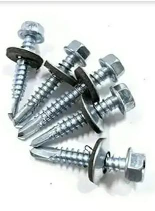 Adison Dry Wall Screws With Nut Washer 20 Mm Screw Pack Of 100 Pcs Sharp End