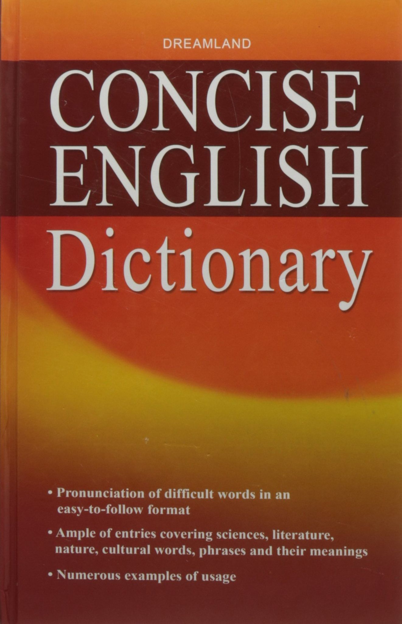 Concise English Dictionary [Hardcover] Dreamland Publications [Hardcover] Dreamland Publications