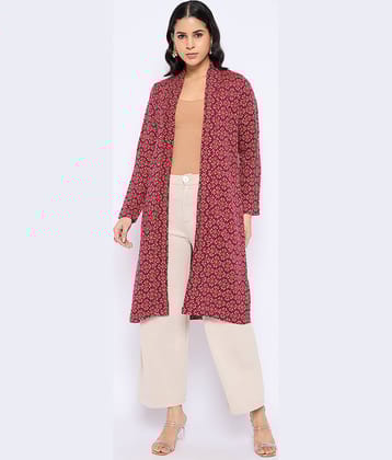 VIAZAA Acrylic Women's Shrugs - Pink ( )