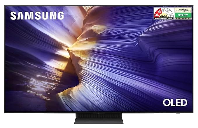 Samsung 194 cm (77 inches) 4K Ultra HD Smart OLED TV QA77S90FAELXL (Graphite Black)