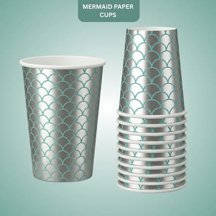 Mermaid Paper Cups - 10PC