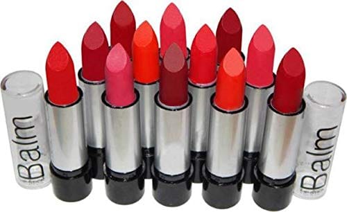 Elecsera super matte lipstick combo set of 12 lipstick (Multicolor, 0.35 g)