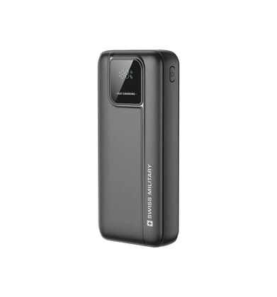 Swiss Military Electra 35w 20000mah Power bank White color with Digital display